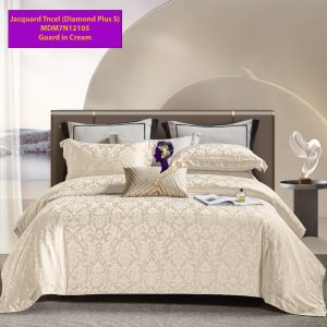 Madamel Set Sprei, Bedcover and Quiltcover Guard In Cream-Diamond Plus S.