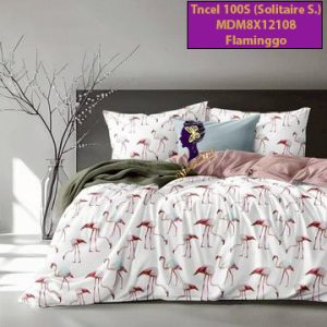 Madamel Set Sprei, Bedcover and Quiltcover Flaminggo-Solitaire S.