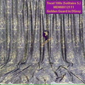 Madamel Set Sprei, Bedcover and Quiltcover Golden Guard In Dgrey-Solitaire S.