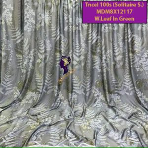 Madamel Set Sprei, Bedcover and Quiltcover Leaf In Green-Solitaire S.