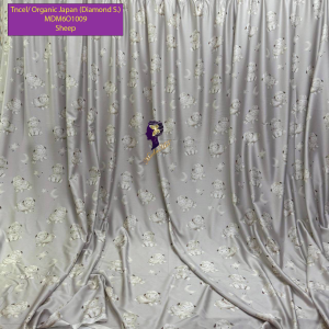 Madamel Set Sprei, Bedcover and Quiltcover Tncel/Organic Japan 60s Sheep-Diamond Series