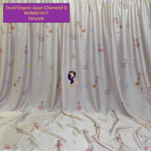 Madamel Set Sprei, Bedcover and Quiltcover Tncel/Organic Japan 60s Fairy Tale-Diamond Series