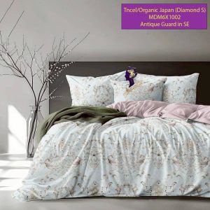 Madamel Set Sprei, Bedcover and Quiltcover Tncel/Organic Japan 60s Antique Guard In SE-Diamond Series